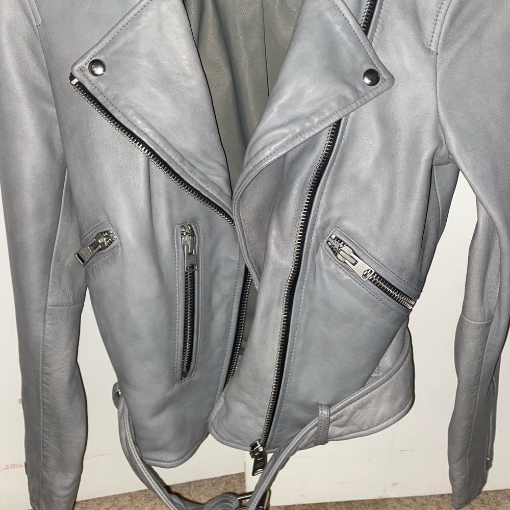 Genuine all leather All Saints leather moto jacket - worn once